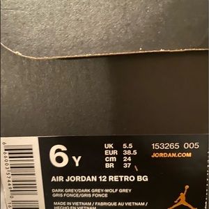 Air Jordan 12 Retro BG